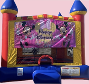 Minnie Mouse Happy Birthday Bounce House